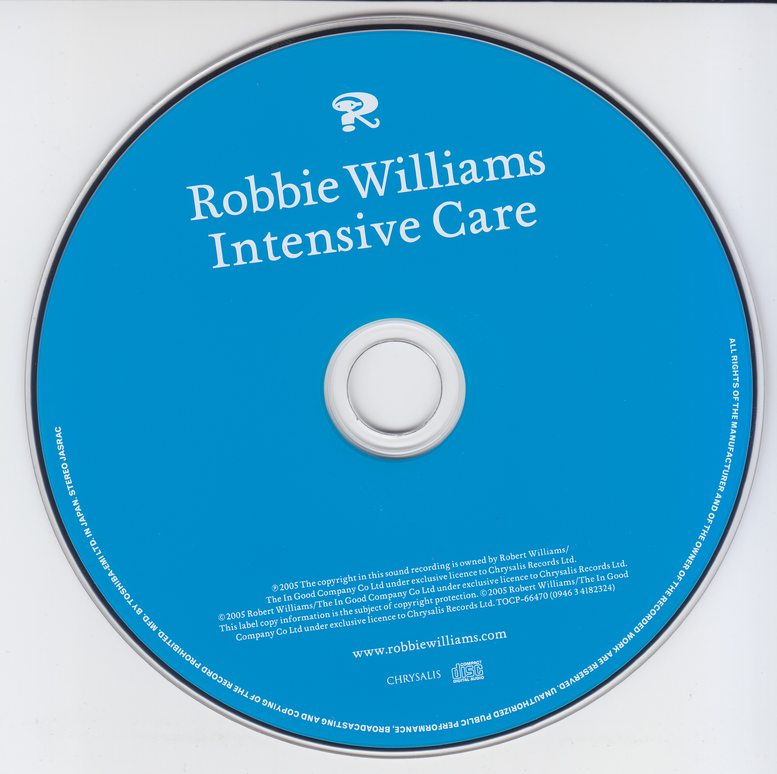 Robbie Williams  Intensive Care : CD JPN